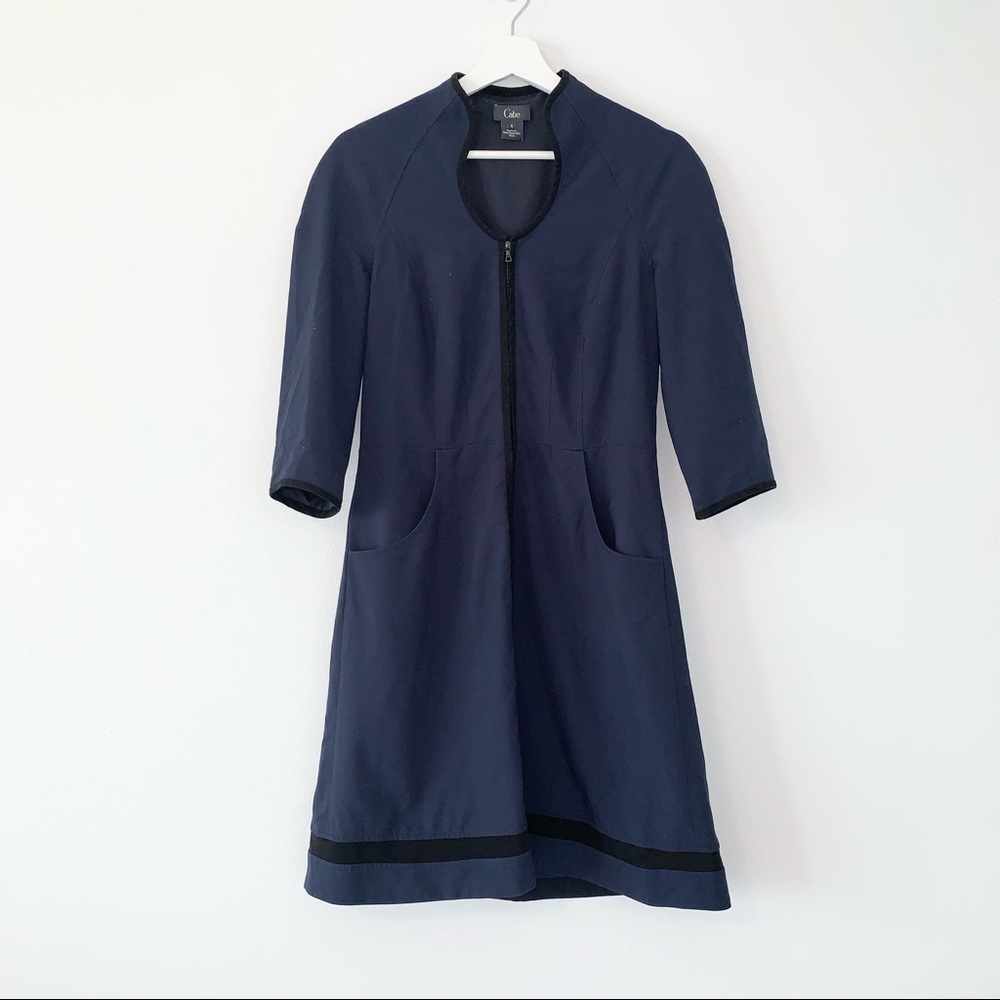 Cabe Studio The Karlie Dress in Navy Blue 6